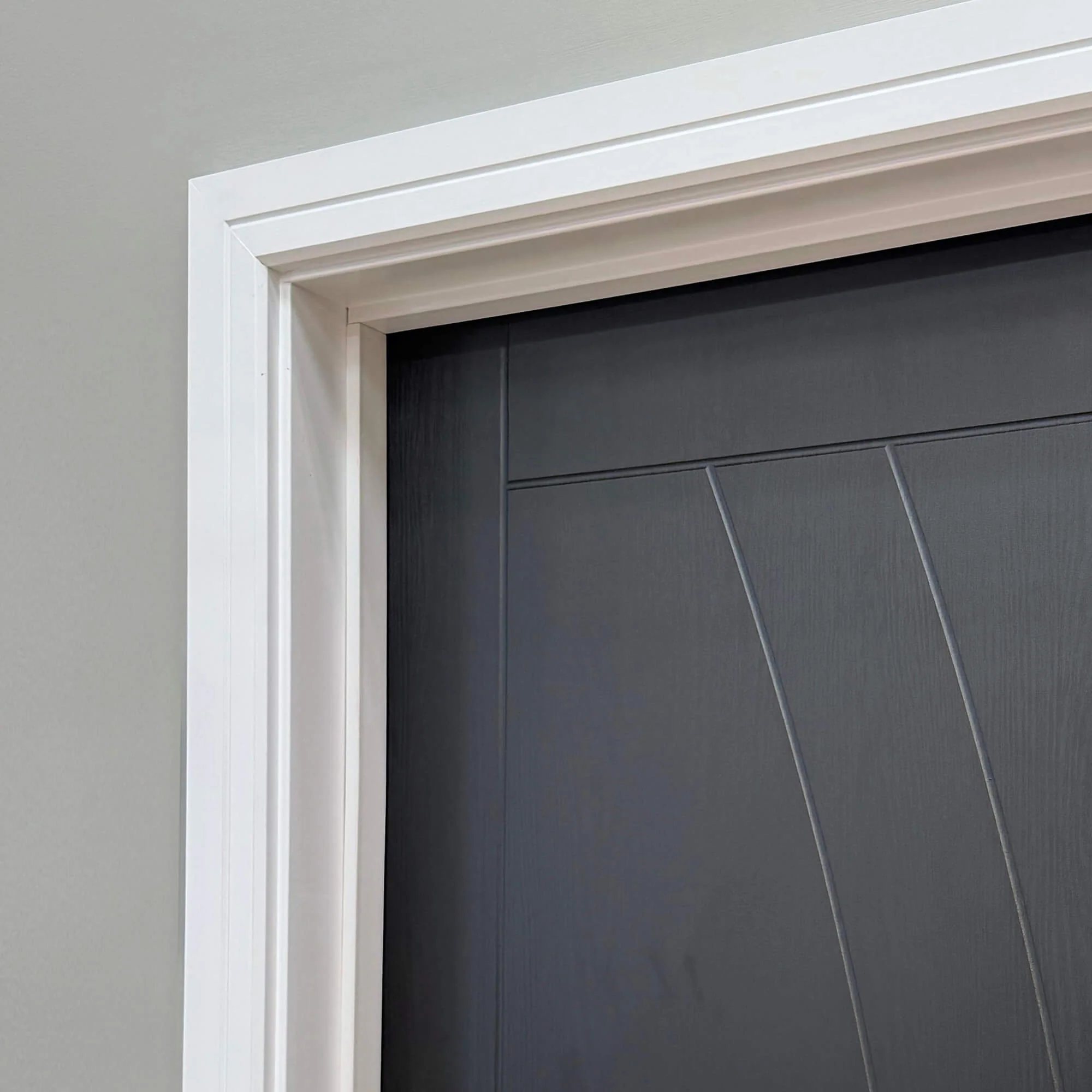 Salerno Black Ash Laminate Door (35mm) - Image 3
